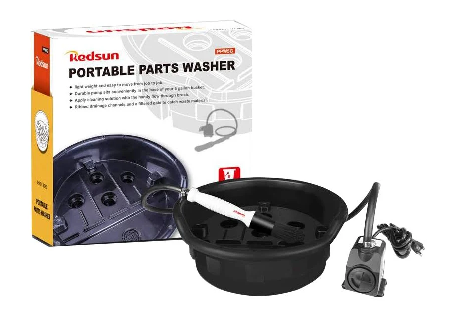 Auto Parts Washer 5 Gallon Electric Solvent Pump&Brush Protable