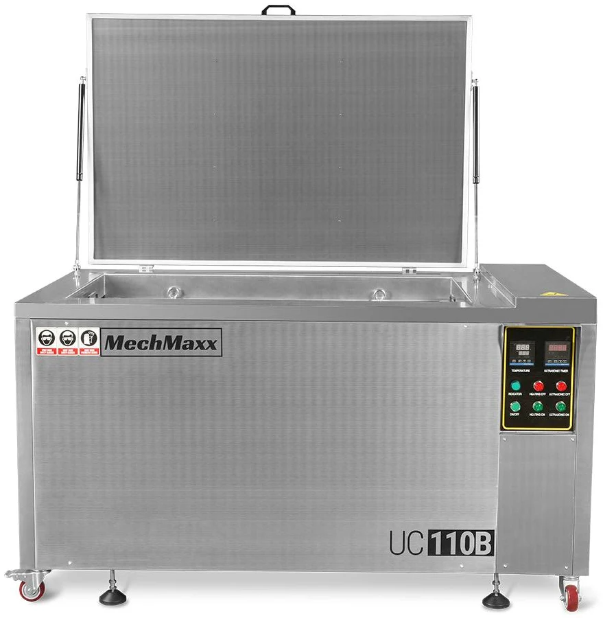12 Gal Industrial Ultrasonic Cleaner, 208–240V 1-Phase Parts Washer