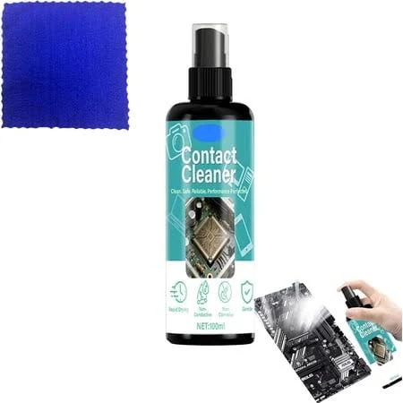 Pcb & Motherboard Cleaner 100ml, Multipurpose Electronic Contact Cleaner Spray, Mainboard Cleaning Solution for Mobile Phones Game Consoles Computers1