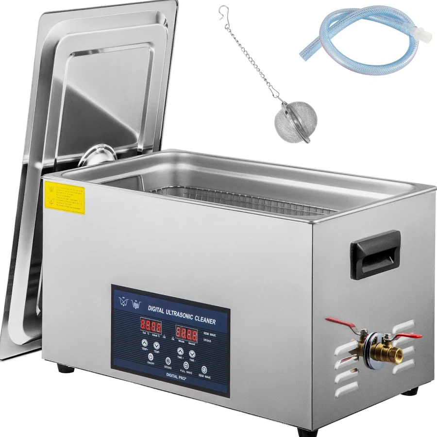 VEVOR 30L Industrial Ultrasonic Cleaner Dual Frequency 28/40 kHz