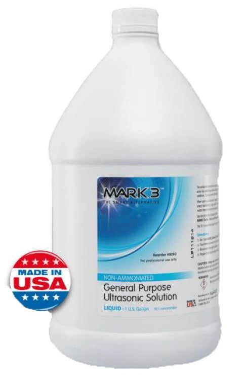 MARK3 General Purpose Ultrasonic Solution Liquid 1 Gallon - 10:1 Concentrate
