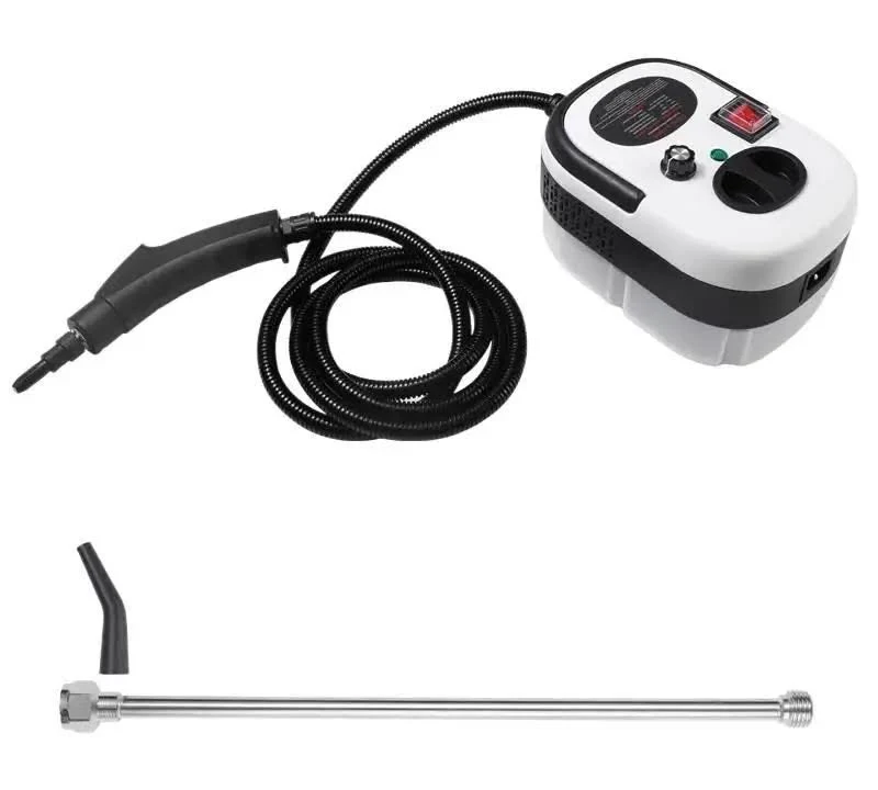 2500W Portable Handheld Steam Cleaner High Temperature Pressurized Steam Cleaning Machine with Brush Heads for Kitchen Furniture Bathroom Car