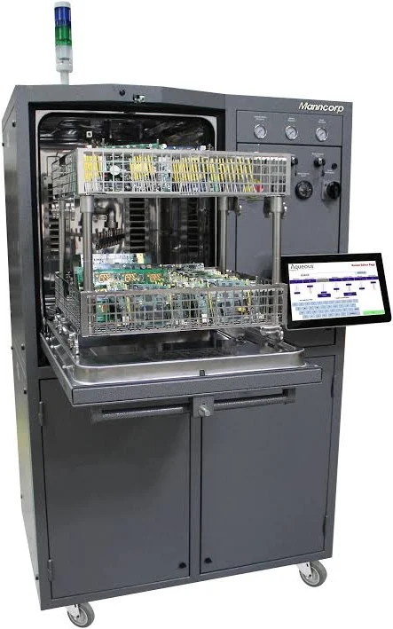Trident LDO Low-Discharge PCB Cleaning Defluxing System | Manncorp