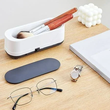 High-frequency Ultrasonic Glasses Cleaning Machine | , Braces, Lens Cleaner | Portable USB-Powered Household Device | Low Noise | Compact 20x8x4cm 