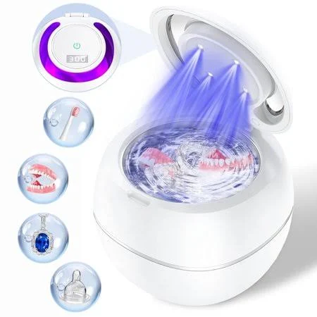 Prociv 2026 Ultrasonic Cleaner for Dentures, 30W Professional Retainer Cleaner Machine for Aligner, Retainer,Toothbrush Head, Jewelry, Diamonds, Home 
