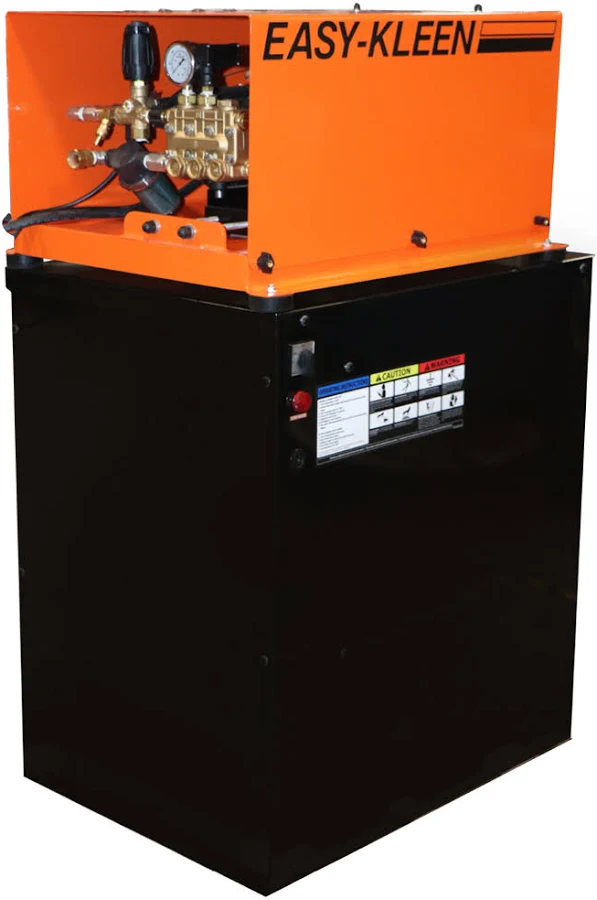 Hot Water Pressure Washer, Electric-Fired, 4 GPM @ 4000 PSI, 200° F., 10 HP, 154 @ 208 Volt