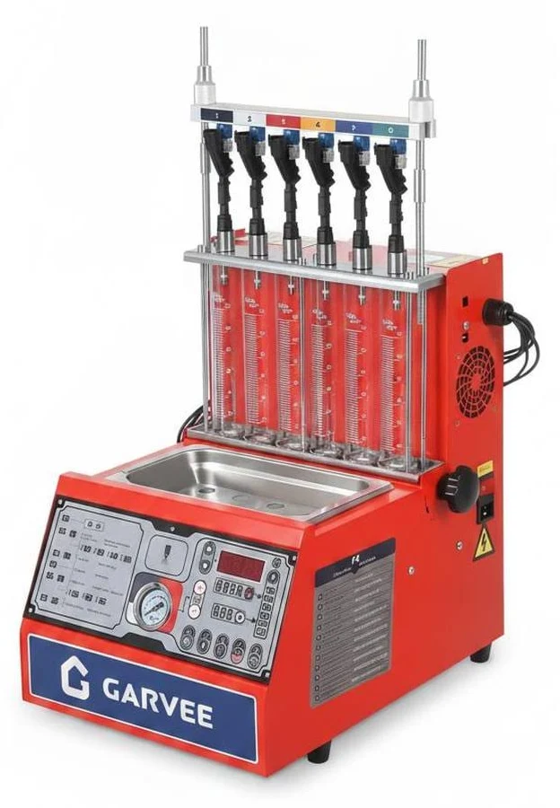 Garvee Professional Ultrasonic Fuel Injector Cleaner and Tester Machine