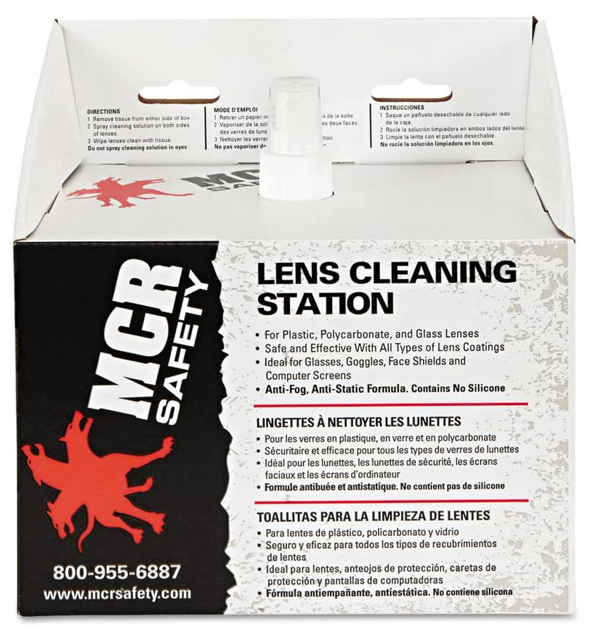MCR Safety Disposable Lens Cleaning Station LCS1