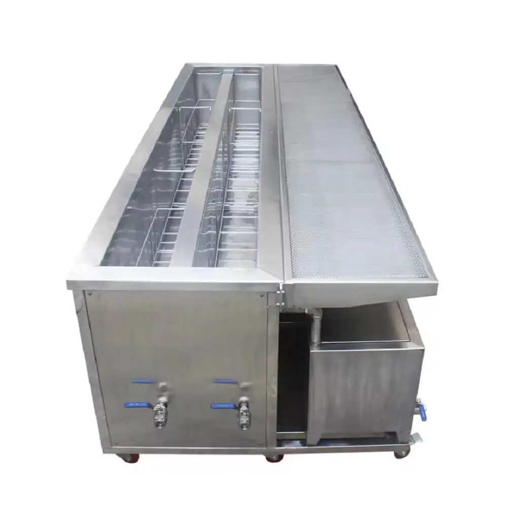 Yunyisonic 264L Industrial Ultrasonic Cleaner: 6000W Power, Timer, Heater, Adjustable Power for Window Blinds Dust Grime | SUS304 Workshop Washer