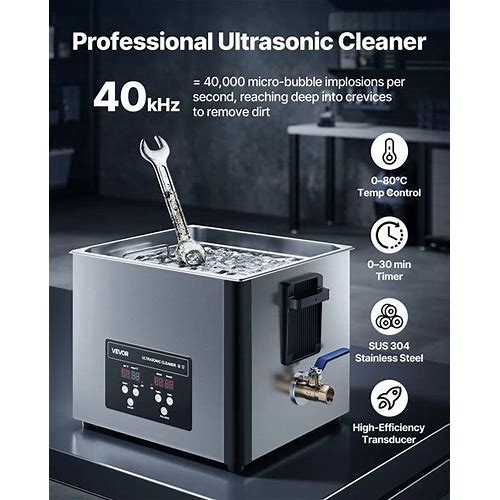 15L Ultrasonic Cleaner, Professio…