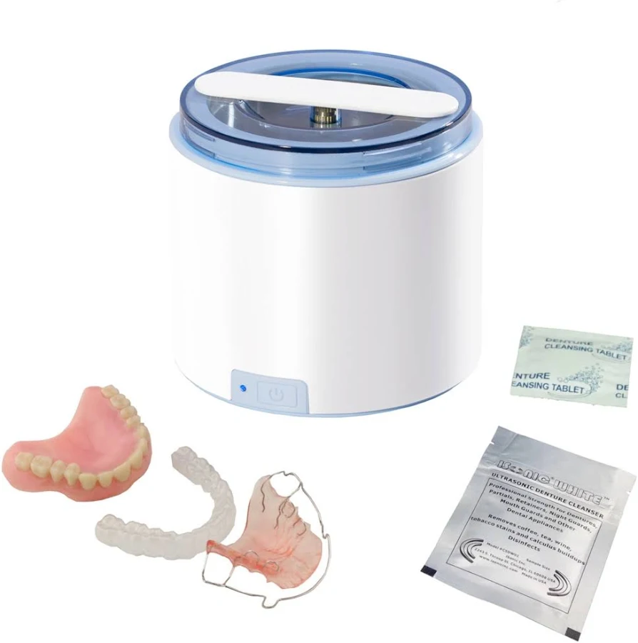iSonic DS180 Portable Denture, Aligner and Retainer Cleaner