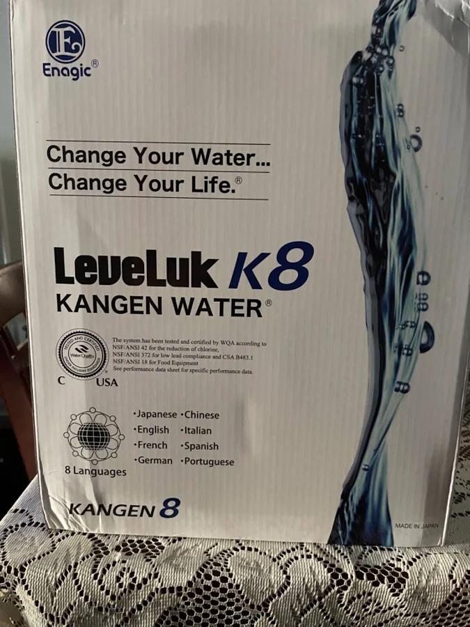 Enagic Leveluk Kangen K8 (kangen Water Machine) With Filter