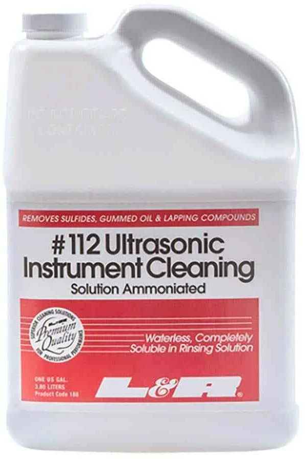L&R Ultrasonic 188 Solvent-Based Ultrasonic Cleaning Fluid: 1 Gallon Bottle