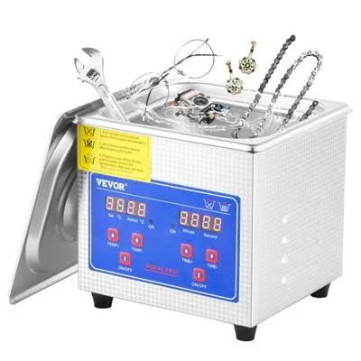 VEVOR Professional Ultrasonic Cleaner 0.3 L Ultrasonic Jewelry Cleaner with Digital Timer & Heater