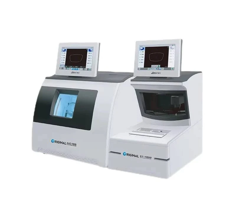 Wholesale Lens Edger Machine automatic Lens Edger Ale-1800 3d Auto Patternless Lens Edger ale-1800+st-1800 Refractometer high-tech Product 