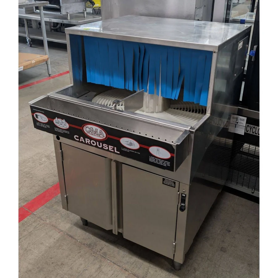CMA GW-100 Glass Washer, Undercounter, Carousel, Used