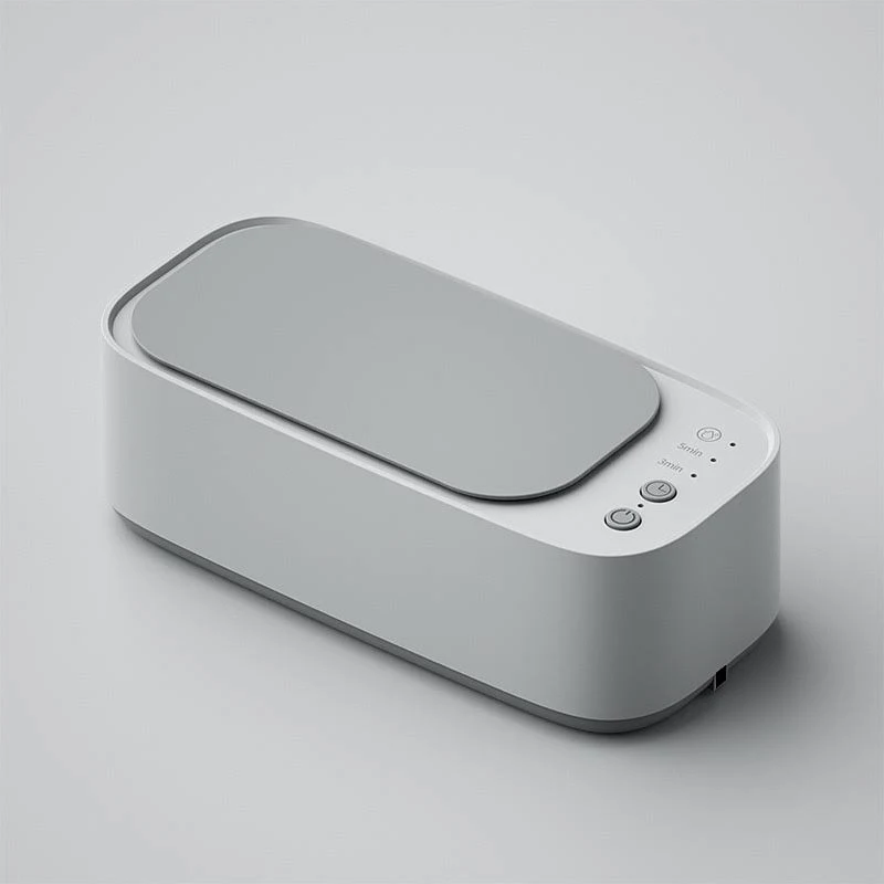 Professional Portable Ultrasonic Cleaner Quiet Ultrasonic Jewelry Cleaner Machine for Eyeglasses Watch Bands Coins Makeup Brushes