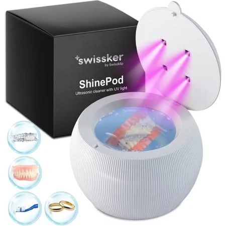 Swissker ShinePod Ultrasonic Retainer Cleaner Machine