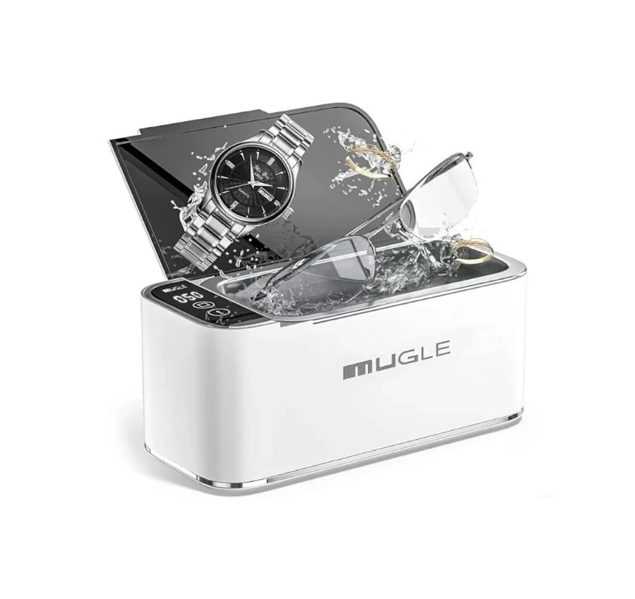 Urban Outfitters Jewelry | Mugle Portable 4-Gear Adjustable Ultrasonic Cleaner | Color: Black/White | Size: Os | Cammix's Closet