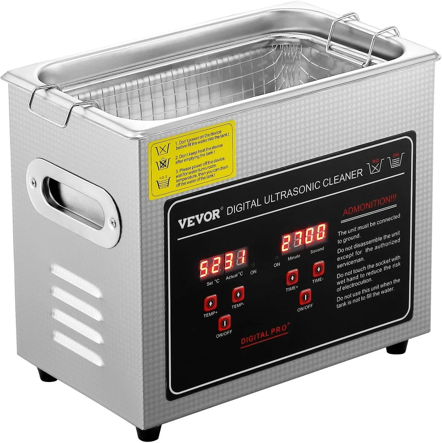 3l Ultrasonic Jewelry & Glasses Cleaner With Digital Control –
