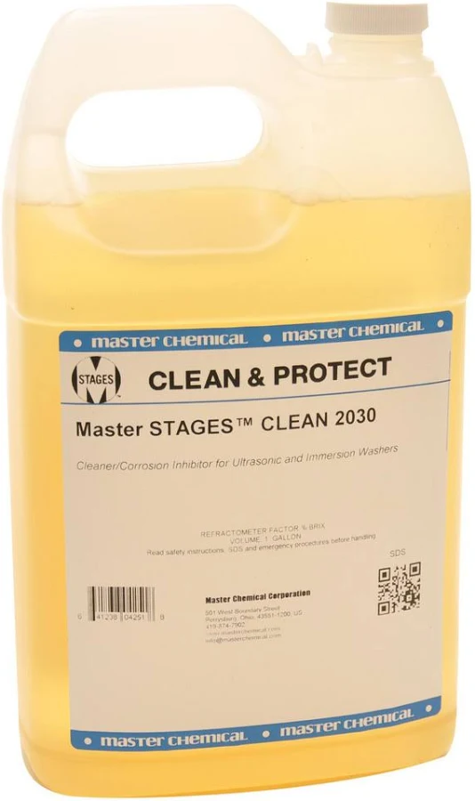 Master Fluid Solutions | Master STAGES Master STAGES CLEAN 2030, Cleaner/Corrosion Inhibitor for Ultrasonic & Immersion Washers, 1 gal Jug