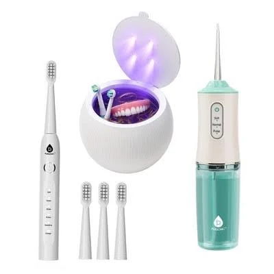 Pursonic Complete Oral Care & Hygiene Bundle Ultrasonic Cleaner Pod