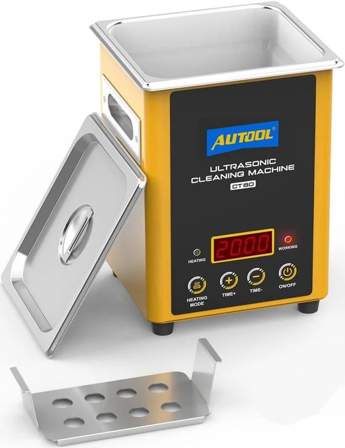 1.6l Digital Ultrasonic Cleaner Heater With Timer Fuel Injector