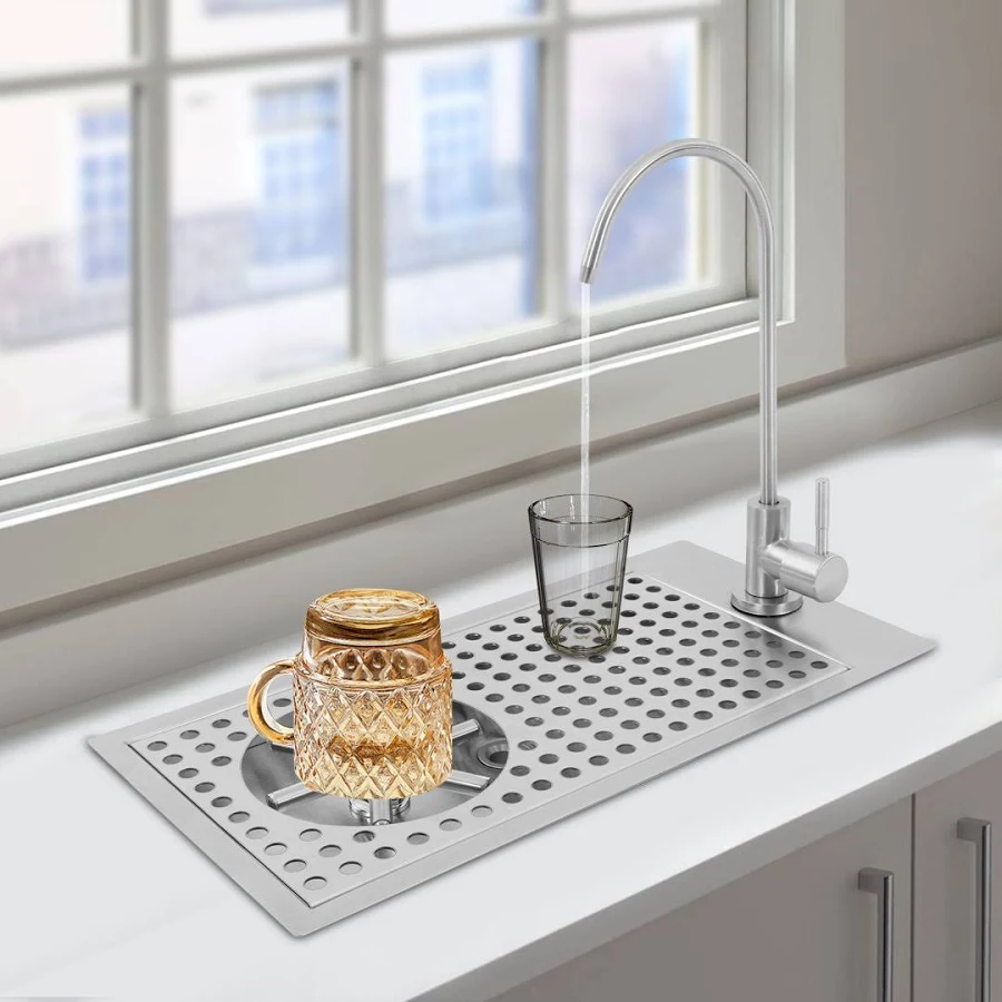 Cup Washer Glass Cleaning Rinser With Faucet DALELEE