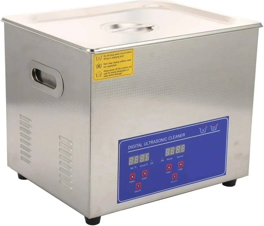 Ultrasonic Cleaner 10L Digital Degassed Bath Half Wave For Glasses Jewelry And Vinyl PCB Boards Cleaning Machine With Timer And Temperature Control Fo