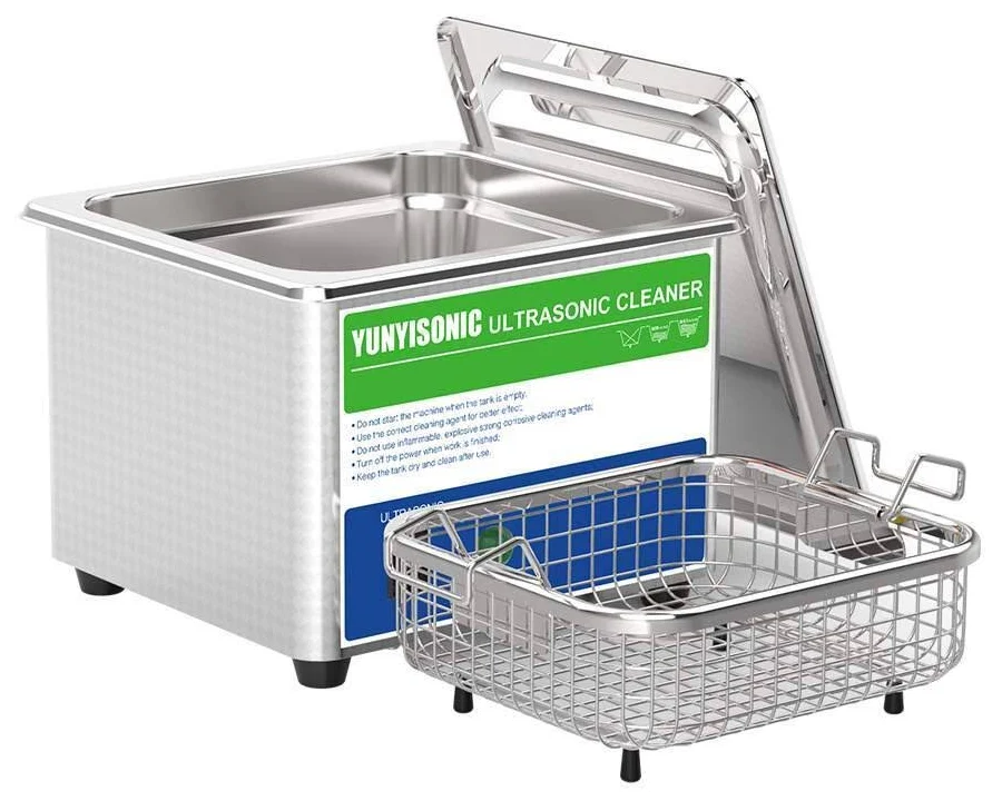 1.3L Ultrasonic Cleaner for Jewelry, Small Hardware, and Spark Plugs