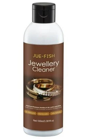 Daqian Jewelry Cleaner Solution 100ml for Restoring Old Coins Watches and Silverware Ultrasonic Cleaning Solution for Jewelry