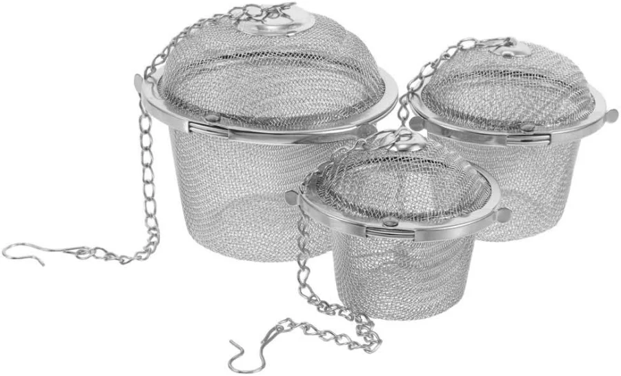 3pcs Ultrasonic Cleaner Basket Stainless Steel Jewelry Steam Cleaner