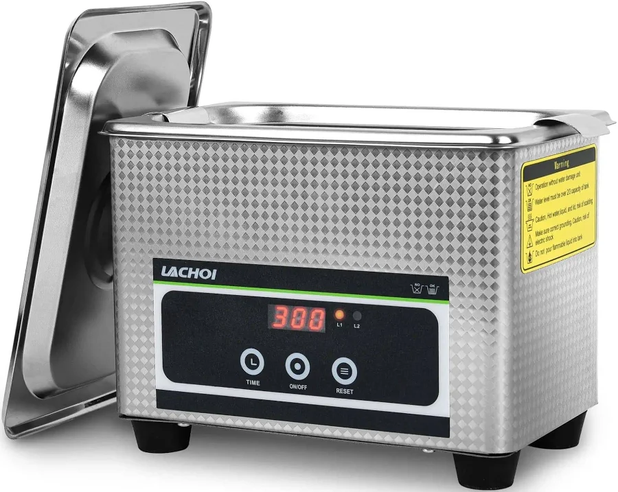 800Ml Ultrasonic Cleaner With Timer 40KHz Digital Jewelry Cleaner Sonic Cleaning Machine For Jewelry Watches Rings Coins And Diamonds 35W SUS304 Parts
