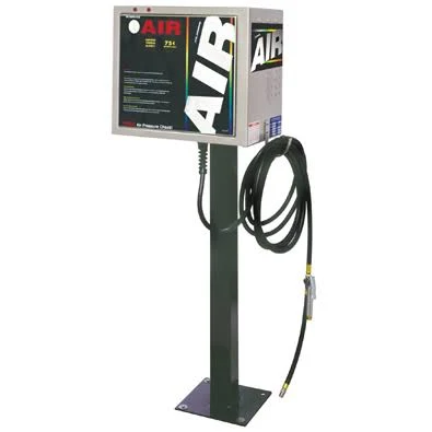 Air Machine with Hose Hanger and Compressor, No Coin Acceptor