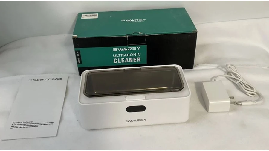 Swarey Other | Swarey Ultrasonic Cleaner #Sj-A2 Portable Professional-Jewelry Cleaner/Eye Glass | Color: Gray/White | Size: Os | Pm-69602893's Closet