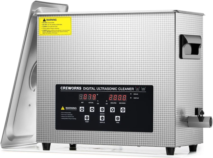 180W Ultrasonic Cleaner with Digital Timer and 300W Heater