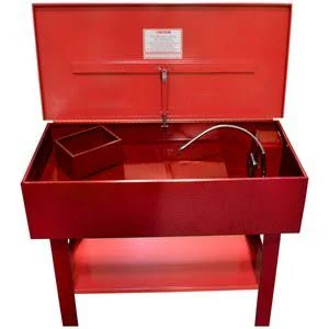 40 Gallon Parts Washer Electric Solvent Pump Shelf Tank