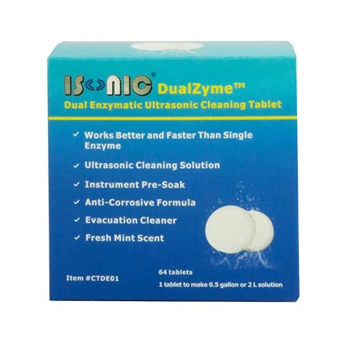 iSonic DualZyme Dual Enzymatic Ultrasonic Cleaning Tablet CTDE01