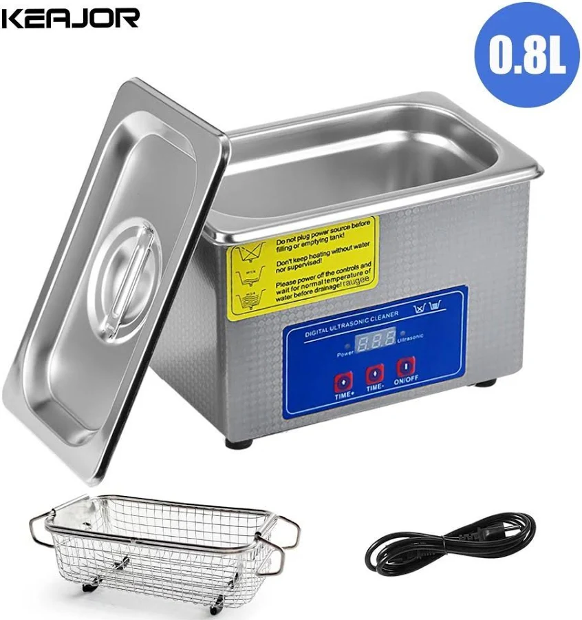 0.8 L Ultrasonic Cleaner 40kHz Jewelry And Glasses Cleaning Machine | Uplift Picks