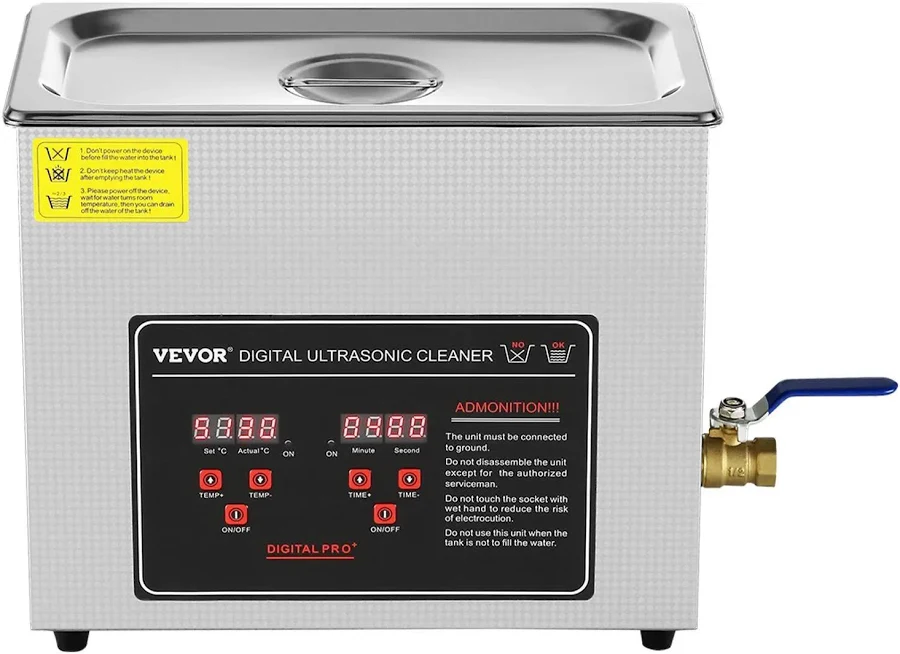 Wholesale Professional ultrasonic cleaner Digital timer and heater tainless teel cleaner Jewelry cleaner for glasses,1 Piece