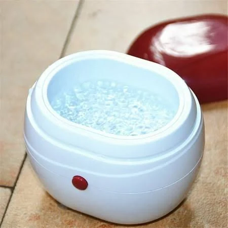 Fhbvt Gold Jewelry Cleaner Mini, Ultrasonic Cleaning Machine for Watches, Necklaces, Coins, Eyeglasses, and Lenses