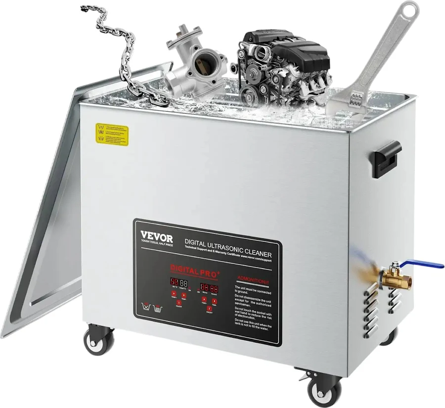 Vevor 50 Liter Ultrasonic Cleaner Professional Ultrasonic Cleaner Machine with Cleaning Basket & Digital Display