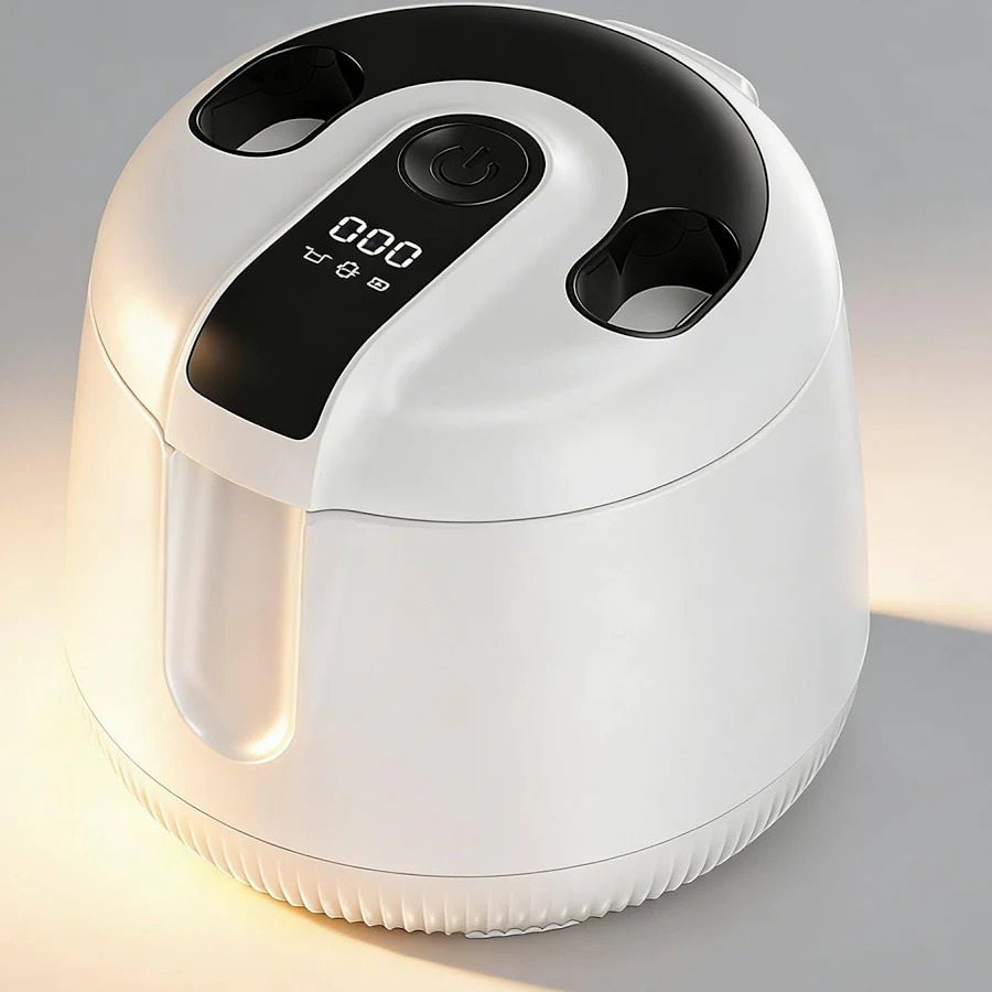 Ultrasonic Retainer Cleaner Machine 48kHz, 200ml Dental Cleaning Pod for Retainers,Aligners,Mouthguards,Toothbrush Heads,Jewelry,Portable Denture 