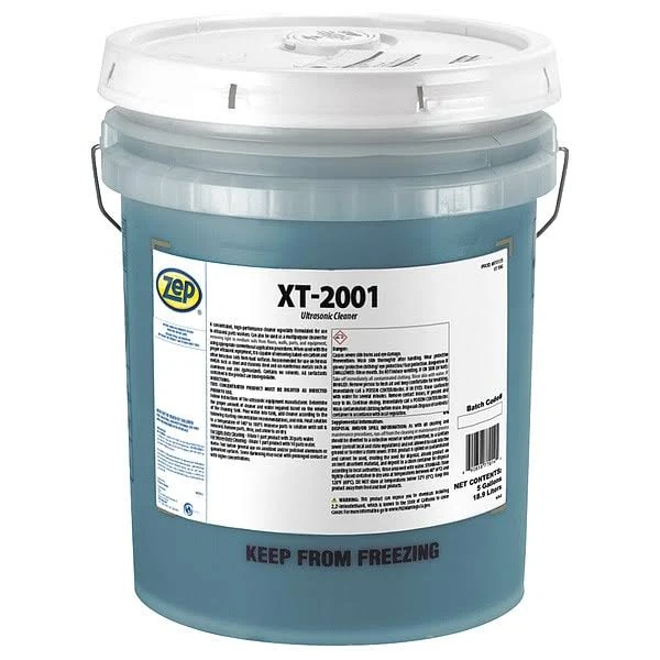 ZEP Concentrated Ultrasonic Cleaner, Bottle, 5 gal., Citrus, J70135
