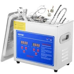 VEVOR 3L Ultrasonic Cleaning Machine Stainless Steel Ultrasonic Cleaning Machine Digital Heating Timer Jewelry Cleaning for Home Use Commercial