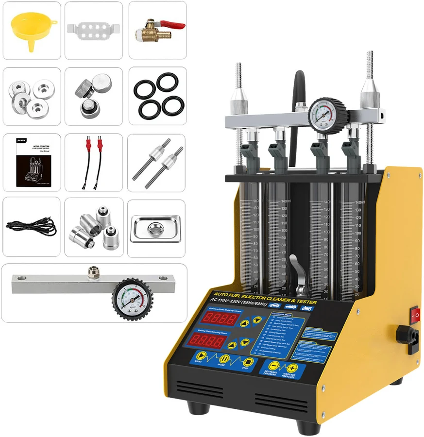Ultrasonic Fuel Injector Cleaner & Tester Car Motorcycle Nozzle Reverse Cleaning | China