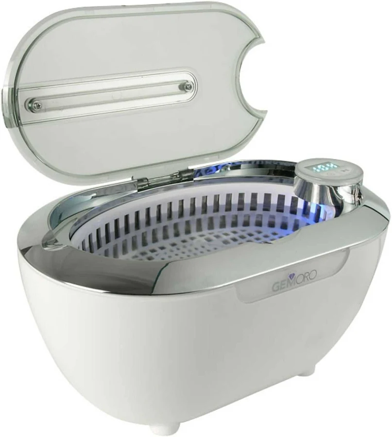 GEMORO LuxeSpa Ultrasonic Jewelry & Eyeglass Cleaner | Professional Home Use