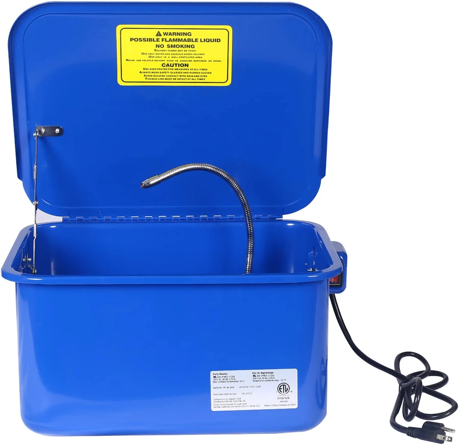 Tatayosi Cabinet PARTS WASHER with 110v pump gallon BENCHTOP PARTS WASHER AUTOMOTIVE PARTS WASHER ELECTRICAL pump jj541342