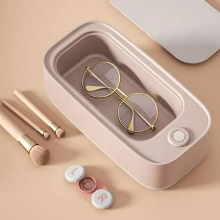 Gnmfd Glasses Cleaning Machine High-Frequency Ultrasonic Cleaner for Eyeglasses Braces Jewelry Lens with Low Noise Energy Saving Automatic Cleaning 