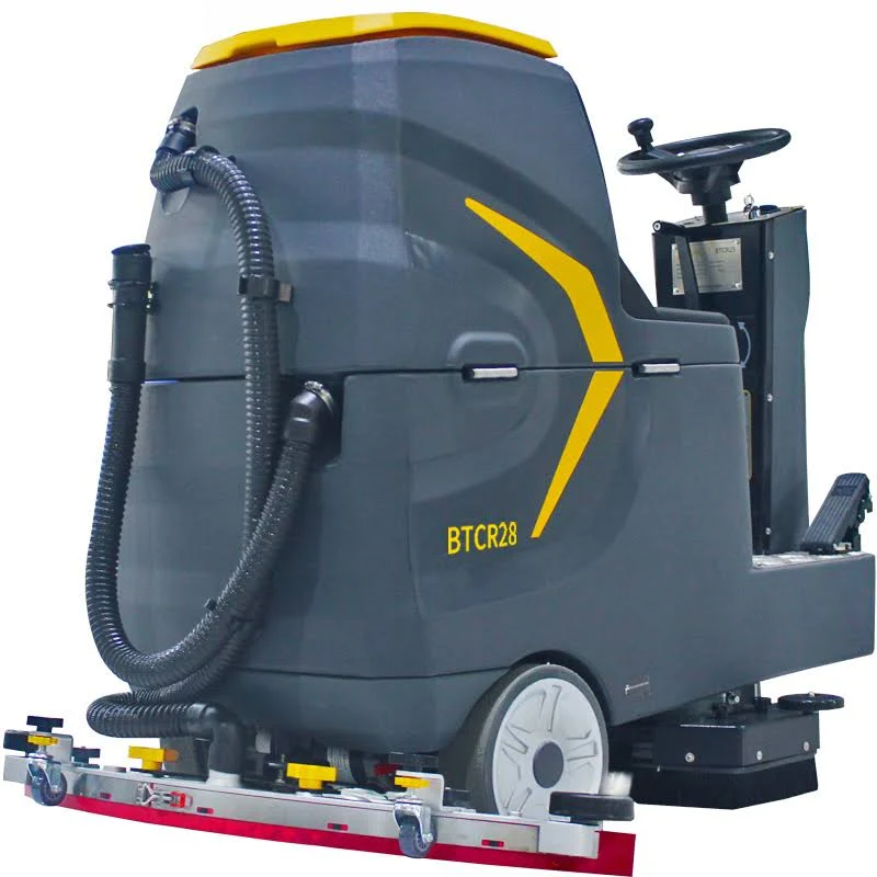 28" 22 Gal Ride-On Industrial Floor Scrubber